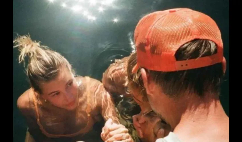 Justin y su esposa Hailey. Foto: Instagram