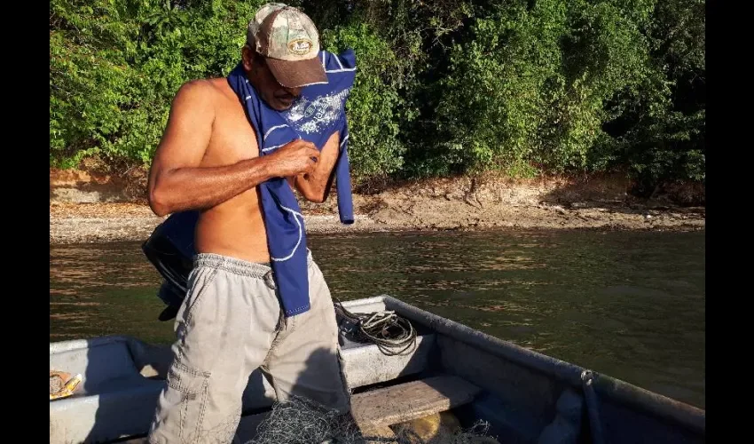 Foto ilustrativa de un pescador de la zona. 