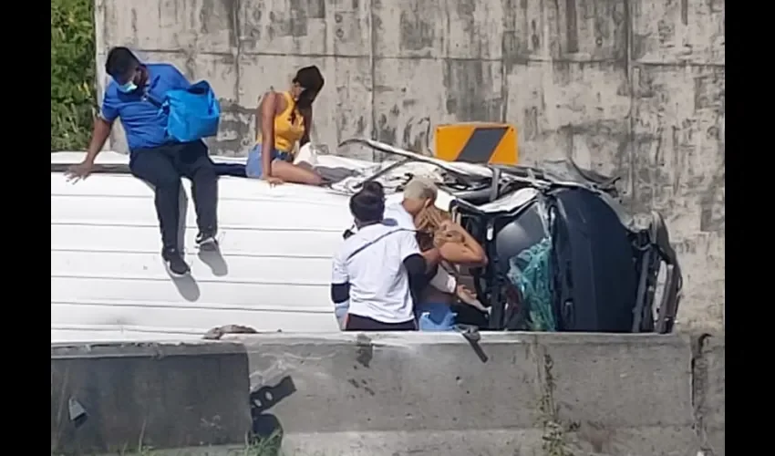 Foto ilustrativa del accidente. 