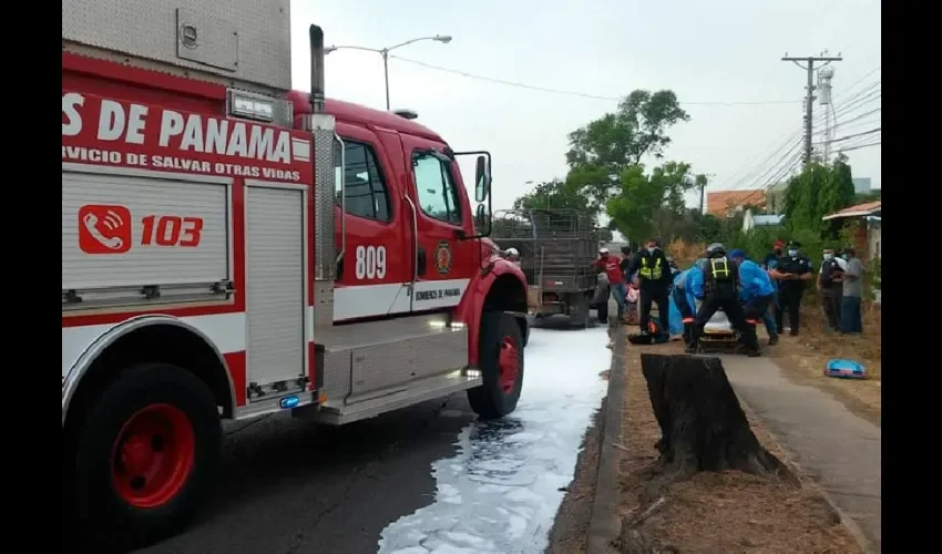 Foto ilustrativa de un carro de bomberos. 