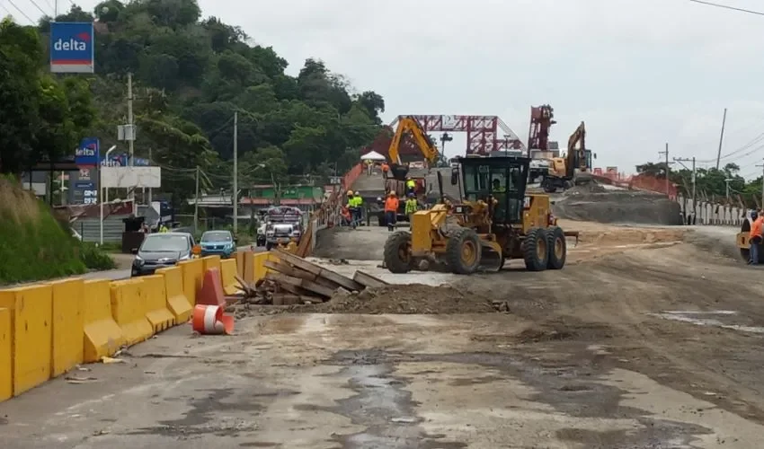 Los trabajos se realizan para agilizar el área. 