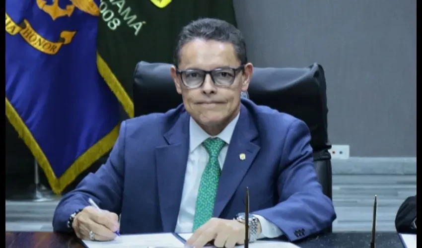 Frank Ábrego, ministro de Seguridad. 